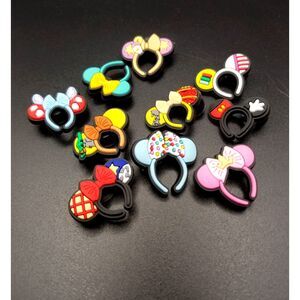 10 Piece Whimsical Cartoon Character Shoe Buckles Shoe Decoration Accessories